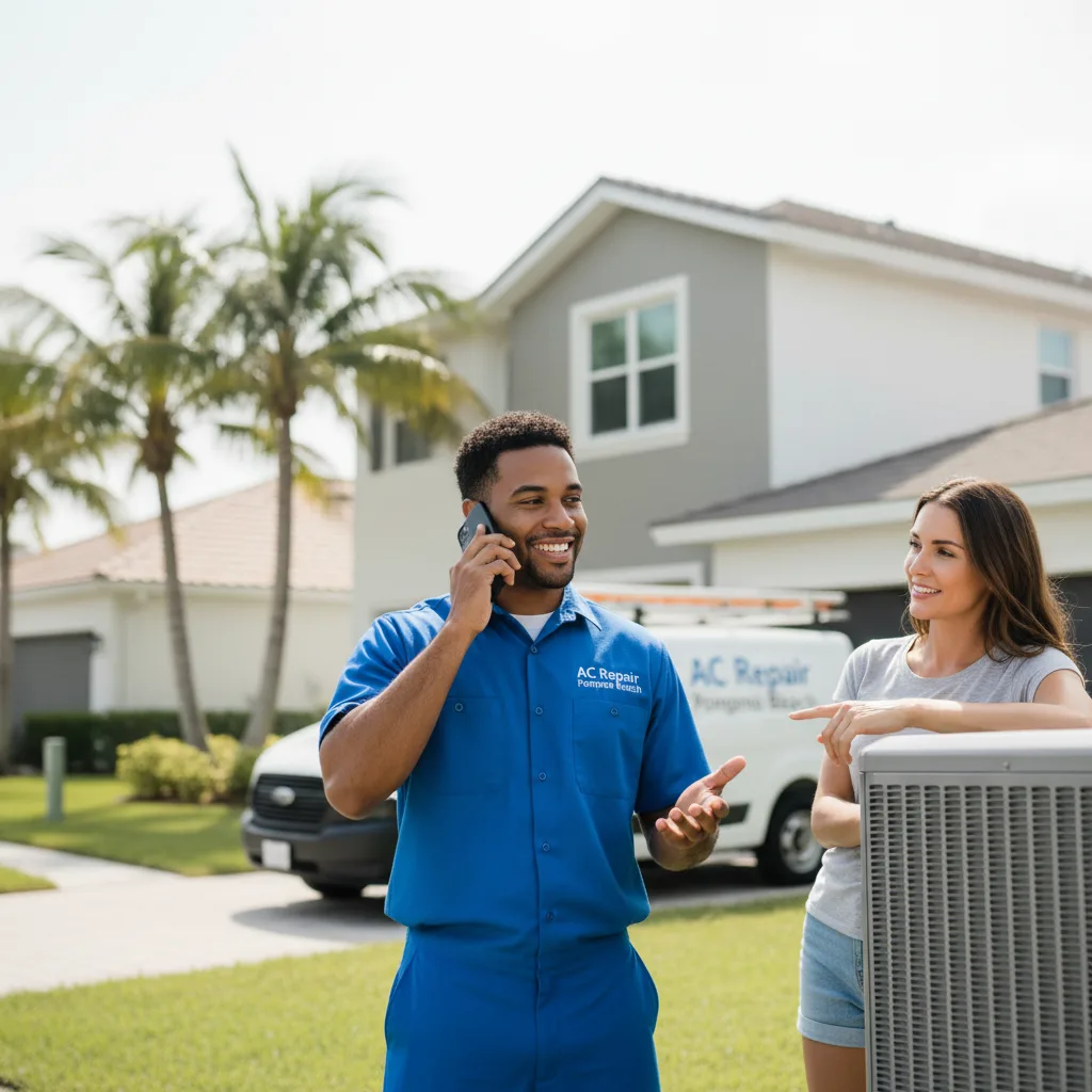 AC Repair Pompano Beach customer support in Jericho